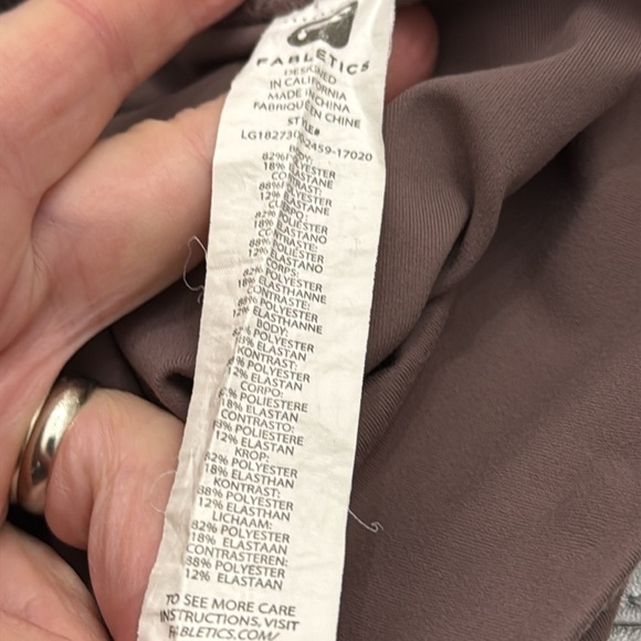 FABLETICS Cashel Foldover PureLuxe Legging size XS - Picture 9 of 10